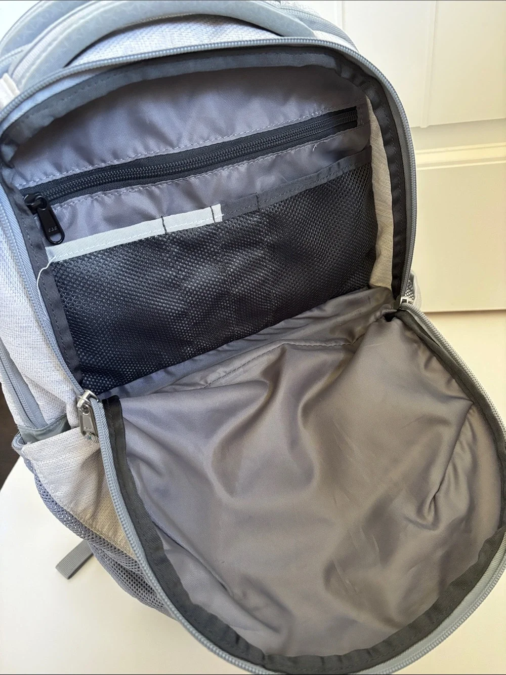 North Face Gray Jester Backpack Laptop Sleeve College School Travel Hiking